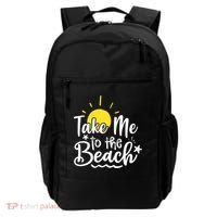 Take Me To The Beach Sunshine Summer Backpack thumb 0
