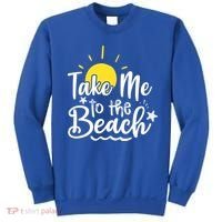 Take Me To The Beach Sunshine Summer Sweatshirt thumb 0