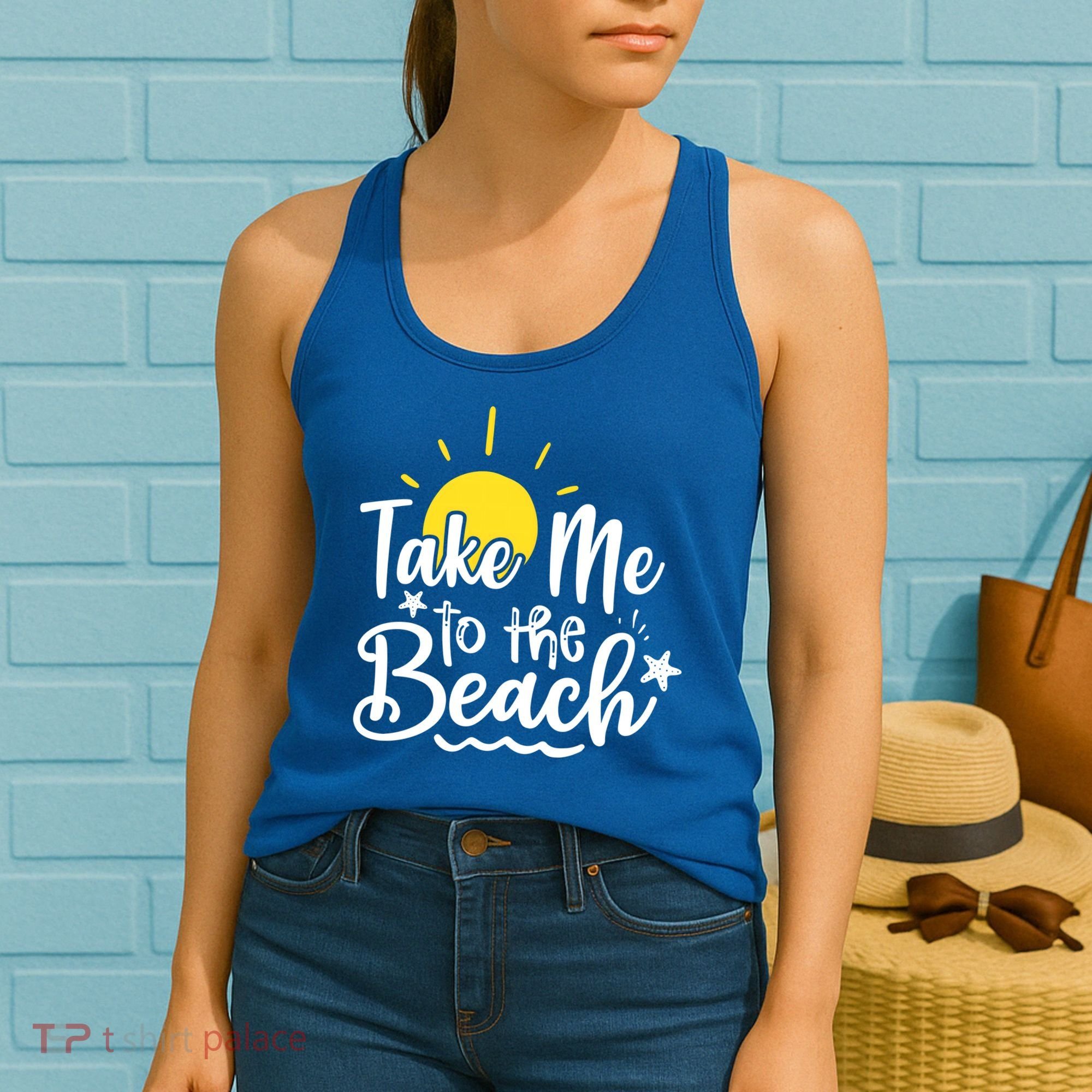 Take Me To The Beach Sunshine Summer Women's Tank Top