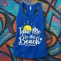 Take Me To The Beach Sunshine Summer Women's Tank Top thumb 3