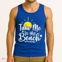 Take Me To The Beach Sunshine Summer Tank Top thumb 3