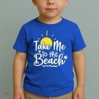 Take Me To The Beach Sunshine Summer Toddler T-Shirt thumb 2