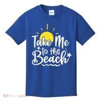 Take Me To The Beach Sunshine Summer Kids T-Shirt thumb 0