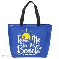 Take Me To The Beach Sunshine Summer Tote Bag thumb 0