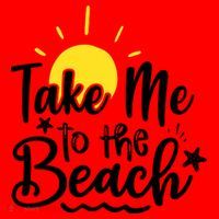 Take Me To The Beach Sunshine Summer Santa Hat thumb 1