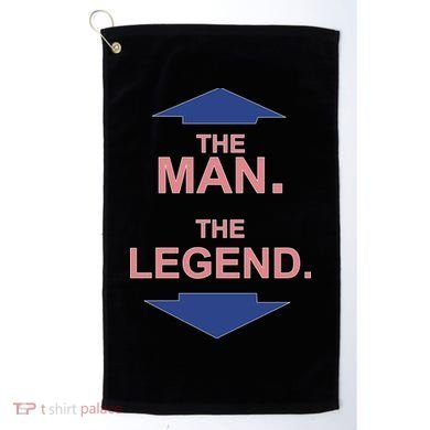 The Man The Legend Golf Towel
