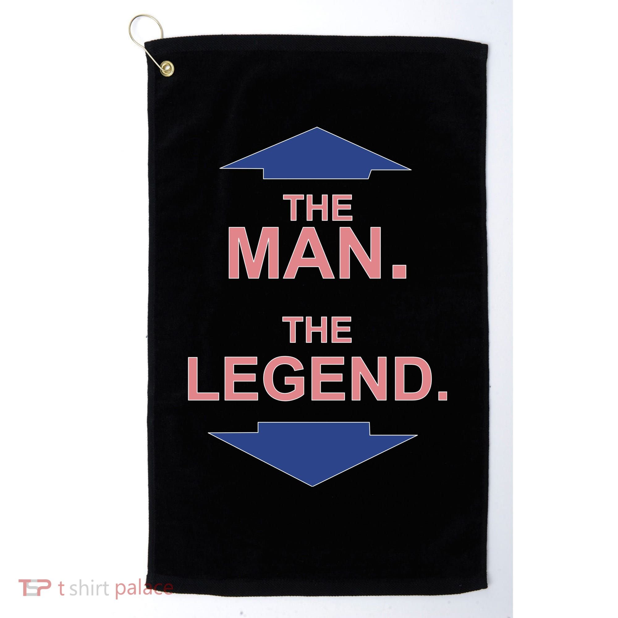 The Man The Legend Golf Towel