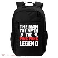 The Man The Myth The Ping Pong Legend Backpack thumb 0