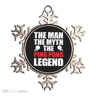 The Man The Myth The Ping Pong Legend Ornament