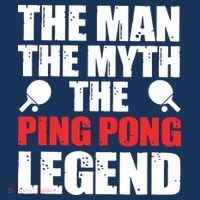 The Man The Myth The Ping Pong Legend Bucket Hat thumb 4