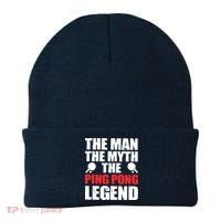 The Man The Myth The Ping Pong Legend Beanie thumb 0