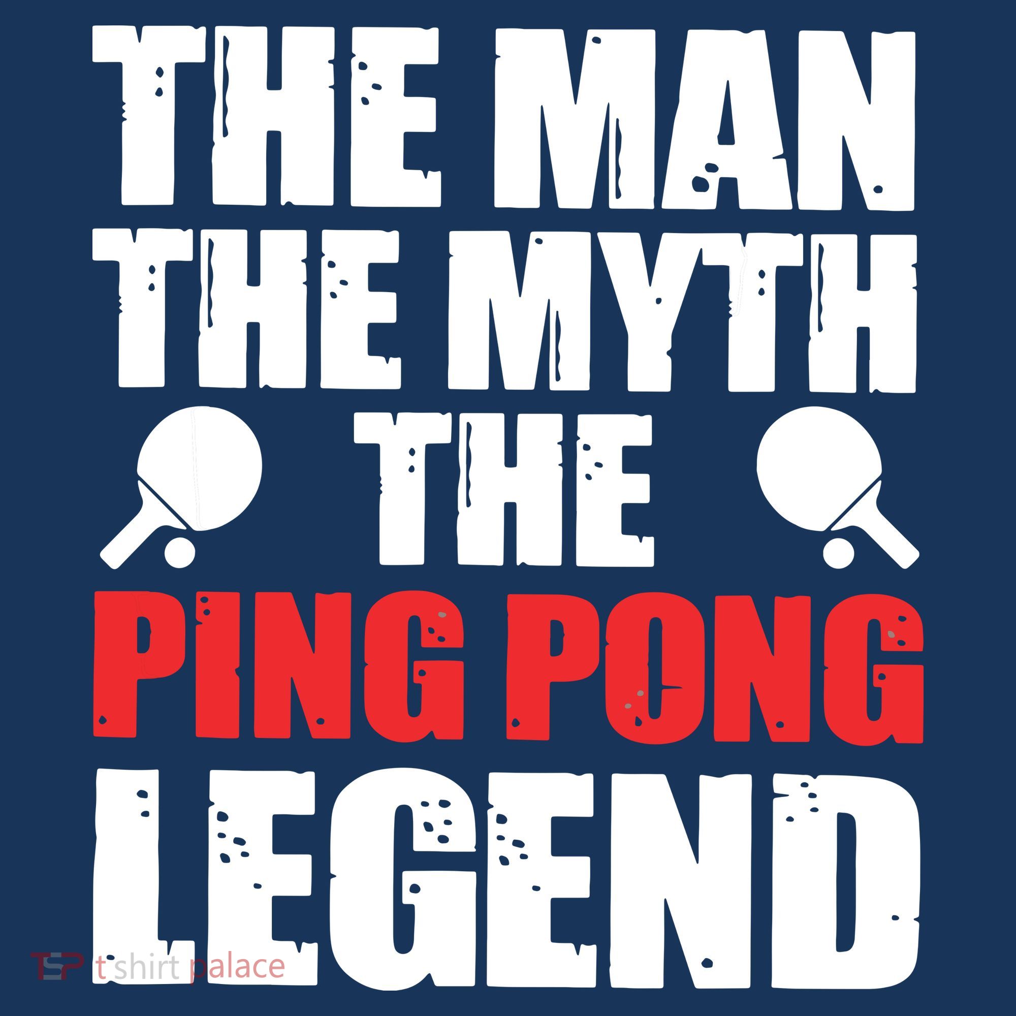 The Man The Myth The Ping Pong Legend Women's Hoodie