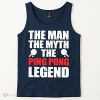 The Man The Myth The Ping Pong Legend Tank Top thumb 2