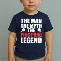 The Man The Myth The Ping Pong Legend Toddler T-Shirt thumb 2