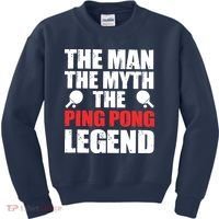 The Man The Myth The Ping Pong Legend Kids Sweatshirt thumb 0
