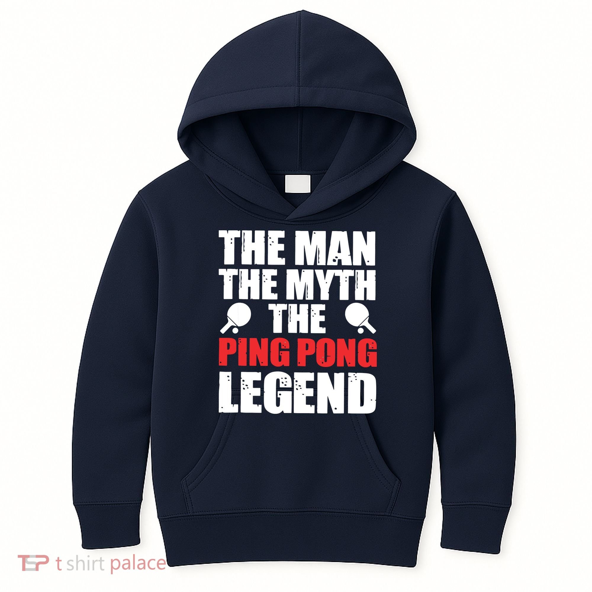 The Man The Myth The Ping Pong Legend Kids Hoodie