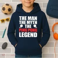 The Man The Myth The Ping Pong Legend Kids Hoodie thumb 2