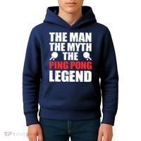 The Man The Myth The Ping Pong Legend Kids Hoodie thumb 4