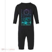 The Moon Tarot Card Rider Waite Witchy Infant Fleece One Piece thumb 0
