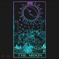 The Moon Tarot Card Rider Waite Witchy Women's Hoodie thumb 2