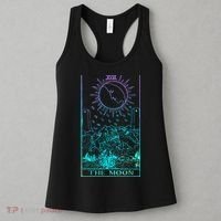 The Moon Tarot Card Rider Waite Witchy Women's Tank Top thumb 3