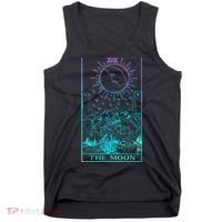 The Moon Tarot Card Rider Waite Witchy Tank Top thumb 0