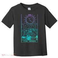 The Moon Tarot Card Rider Waite Witchy Toddler T-Shirt thumb 0