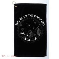 Take Me To The Mountains Nature Golf Towel thumb 0