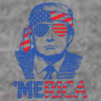 Trump Merica Trump Funny 4th Of July Toddler Hoodie thumb 2