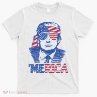 Trump Merica Trump Funny 4th Of July T-Shirt thumb 0