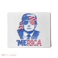 Trump Merica Trump Funny 4th Of July Mousepad thumb 0
