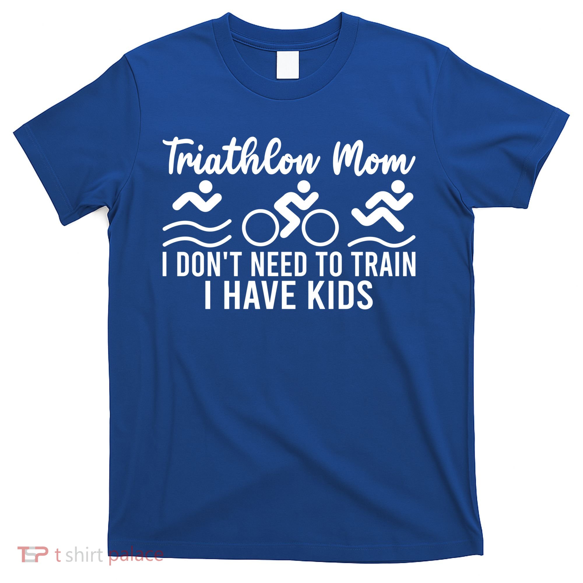Triathlon Mom Tri Triathletes Athletes Running Mother Great Gift T-Shirt