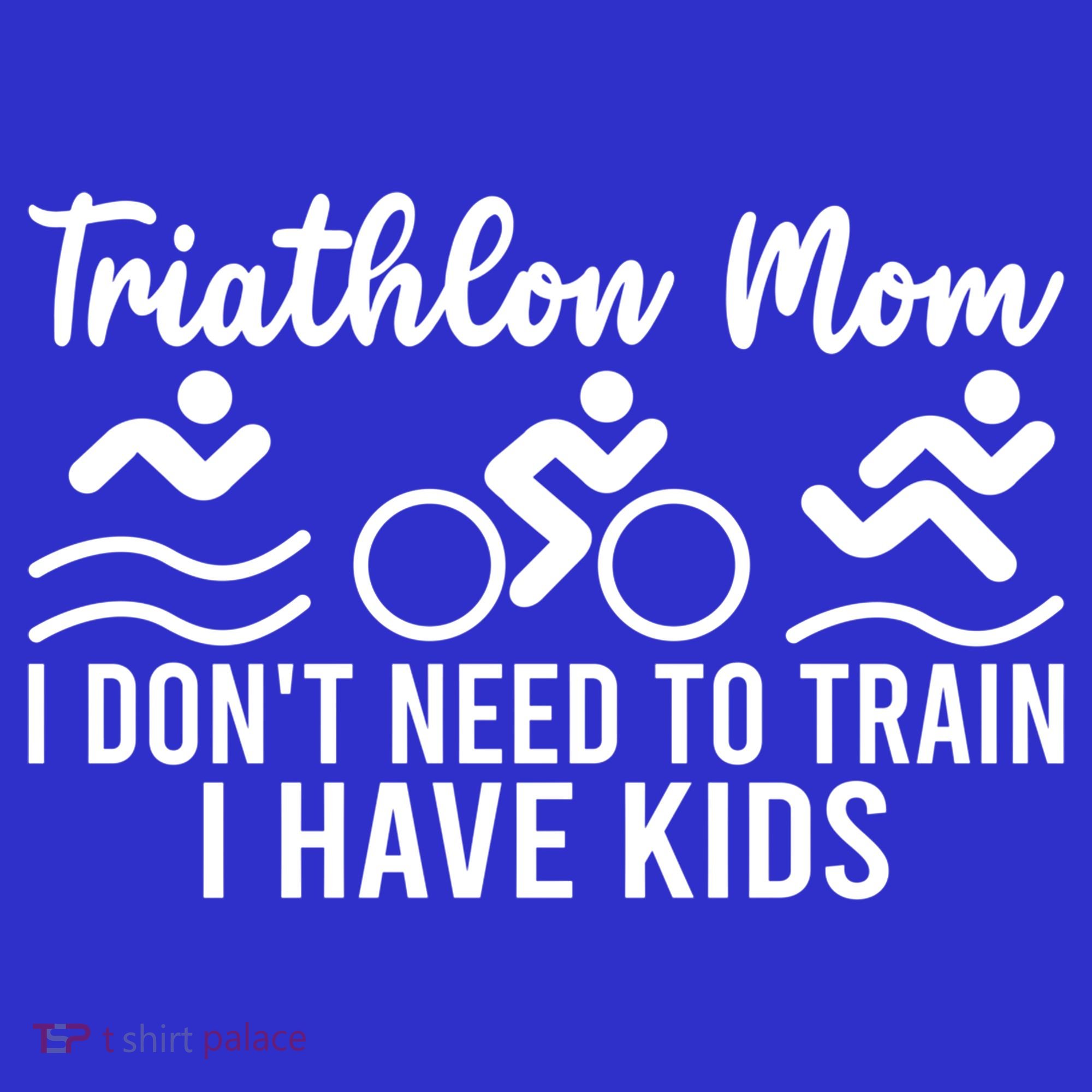 Triathlon Mom Tri Triathletes Athletes Running Mother Great Gift Polo