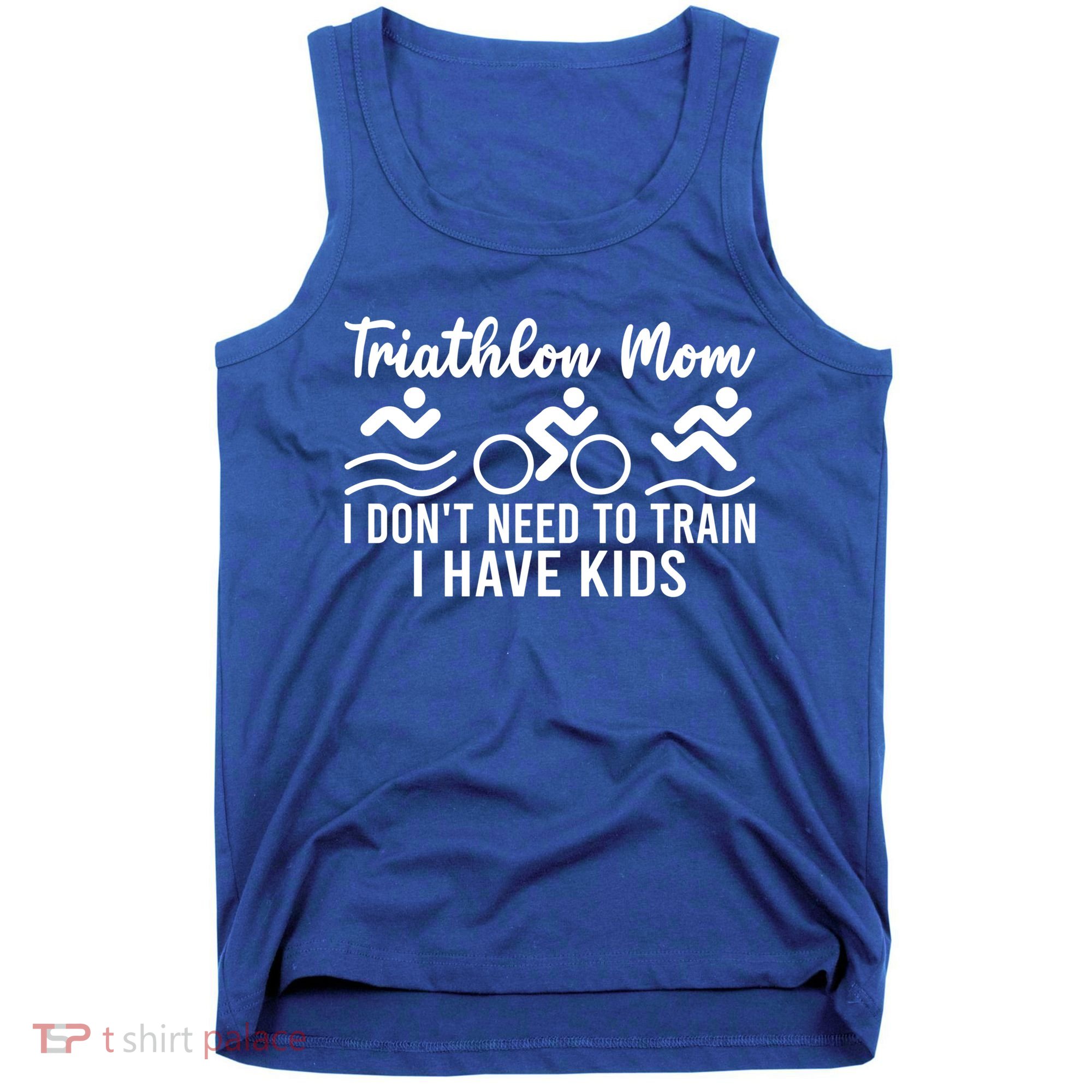 Triathlon Mom Tri Triathletes Athletes Running Mother Great Gift Tank Top