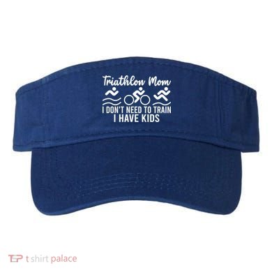 Triathlon Mom Tri Triathletes Athletes Running Mother Great Gift Visor