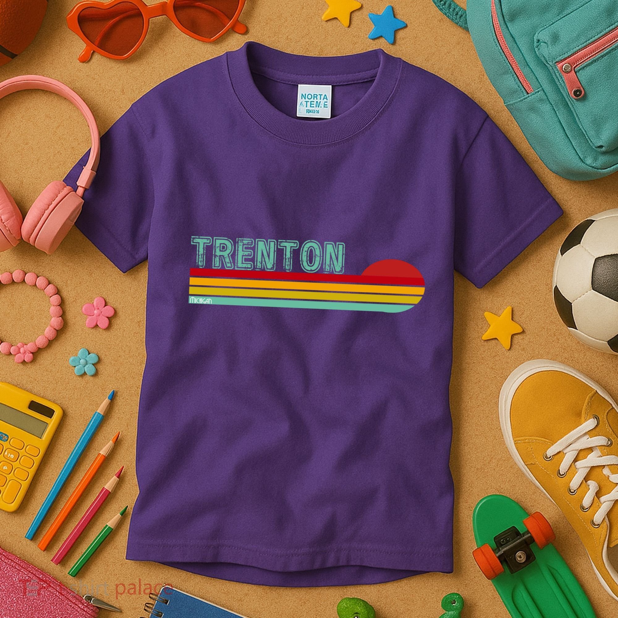 Trenton Michigan Kids T-Shirt