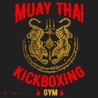 Tiger Muay Thai Kickboxing Gym Mma Training Gift Funny Gift Women's Sweatshirt thumb 2