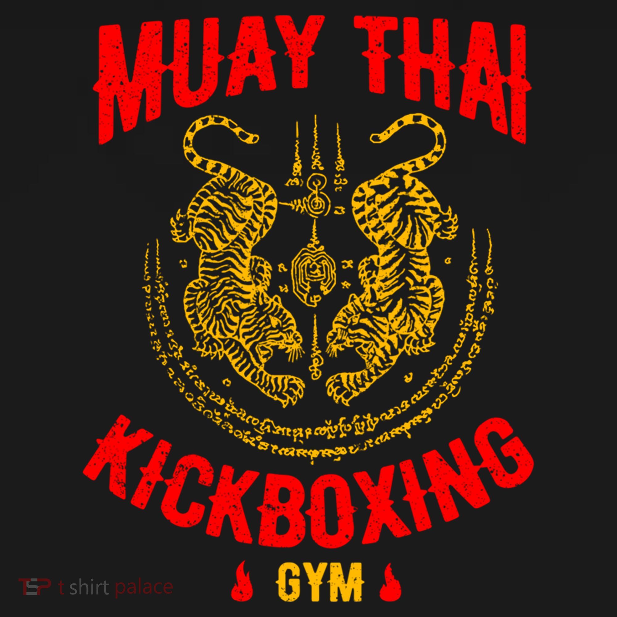 Tiger Muay Thai Kickboxing Gym Mma Training Gift Funny Gift Ornament