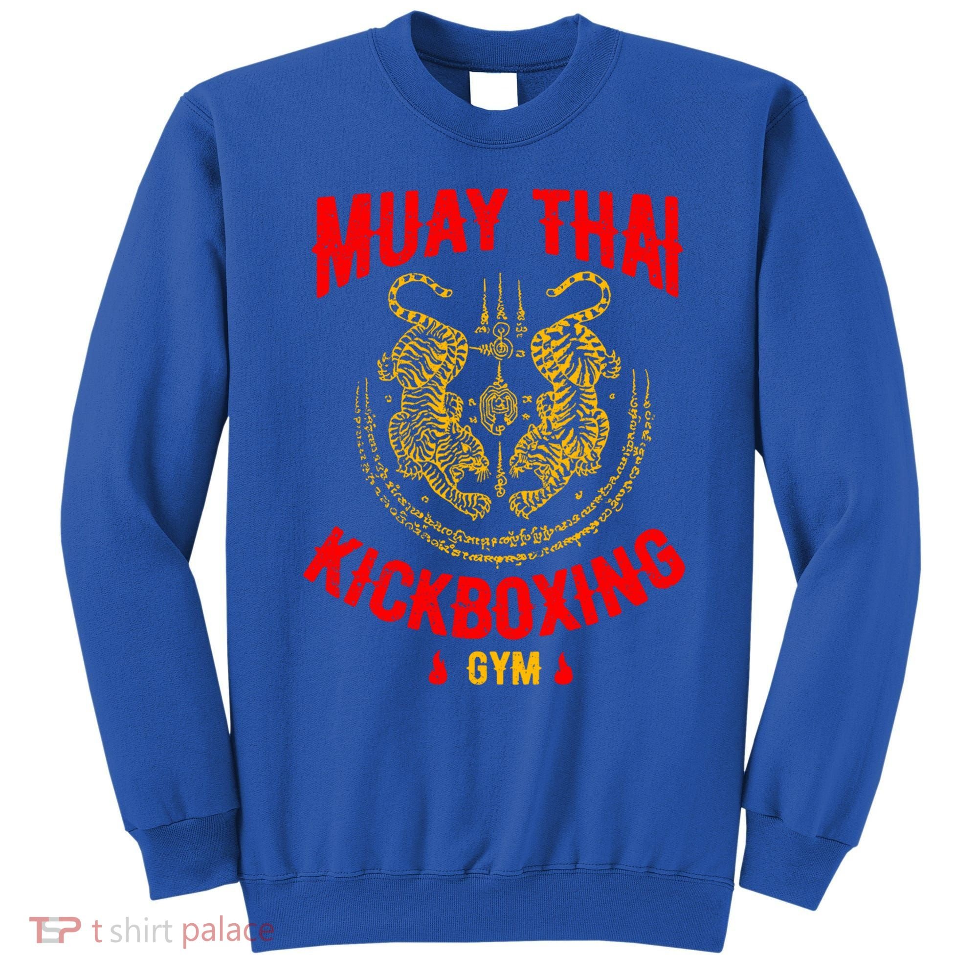 Tiger Muay Thai Kickboxing Gym Mma Training Gift Funny Gift Sweatshirt