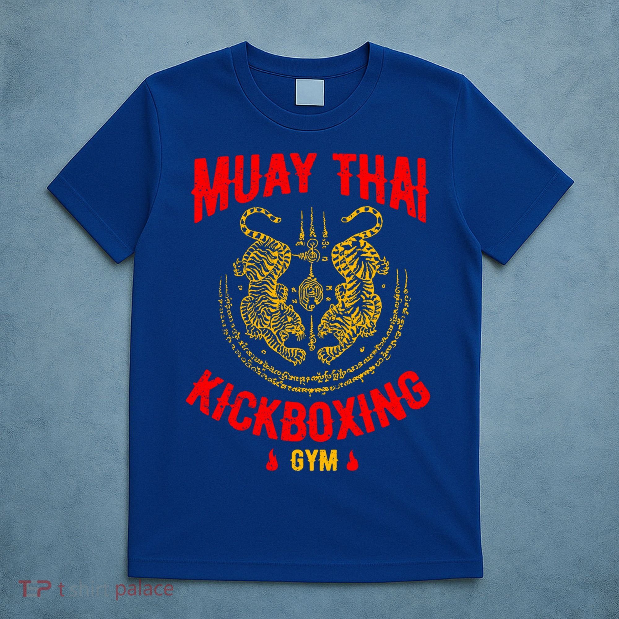 Tiger Muay Thai Kickboxing Gym Mma Training Gift Funny Gift T-Shirt
