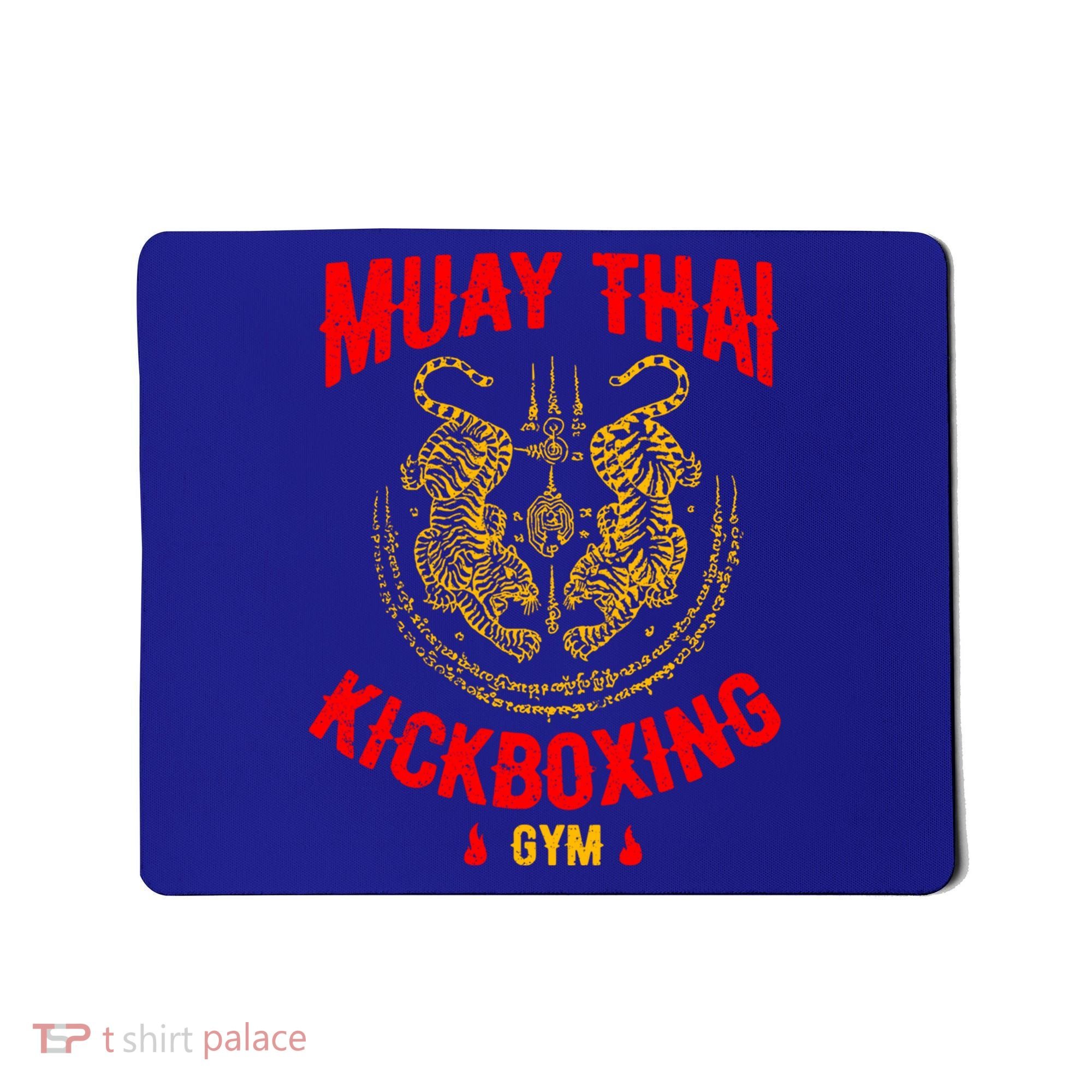 Tiger Muay Thai Kickboxing Gym Mma Training Gift Funny Gift Mousepad