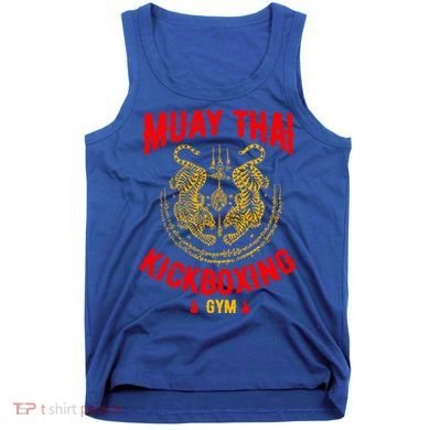 Tiger Muay Thai Kickboxing Gym Mma Training Gift Funny Gift Tank Top