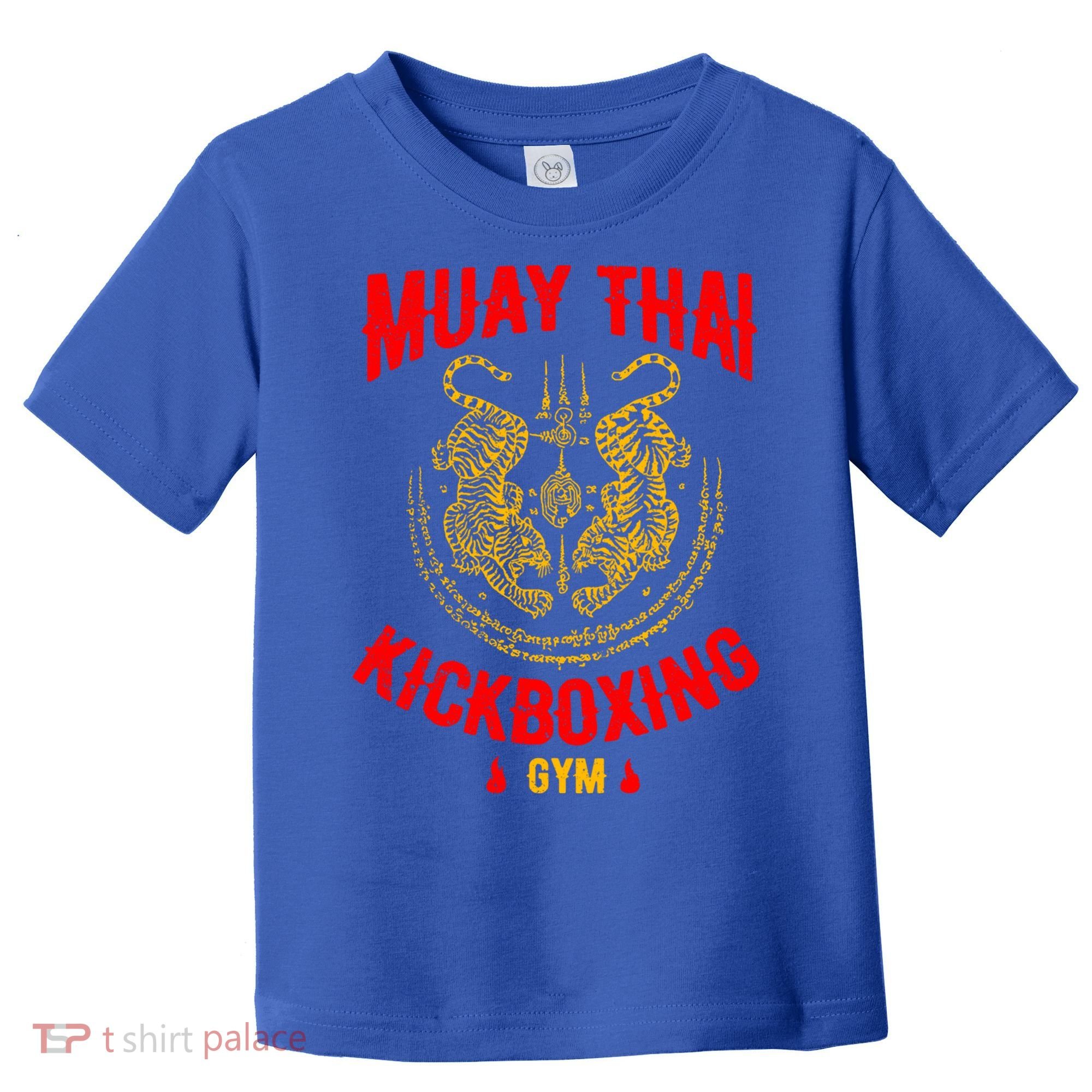 Tiger Muay Thai Kickboxing Gym Mma Training Gift Funny Gift Toddler T-Shirt