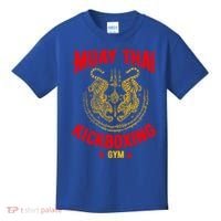 Tiger Muay Thai Kickboxing Gym Mma Training Gift Funny Gift Kids T-Shirt thumb 0