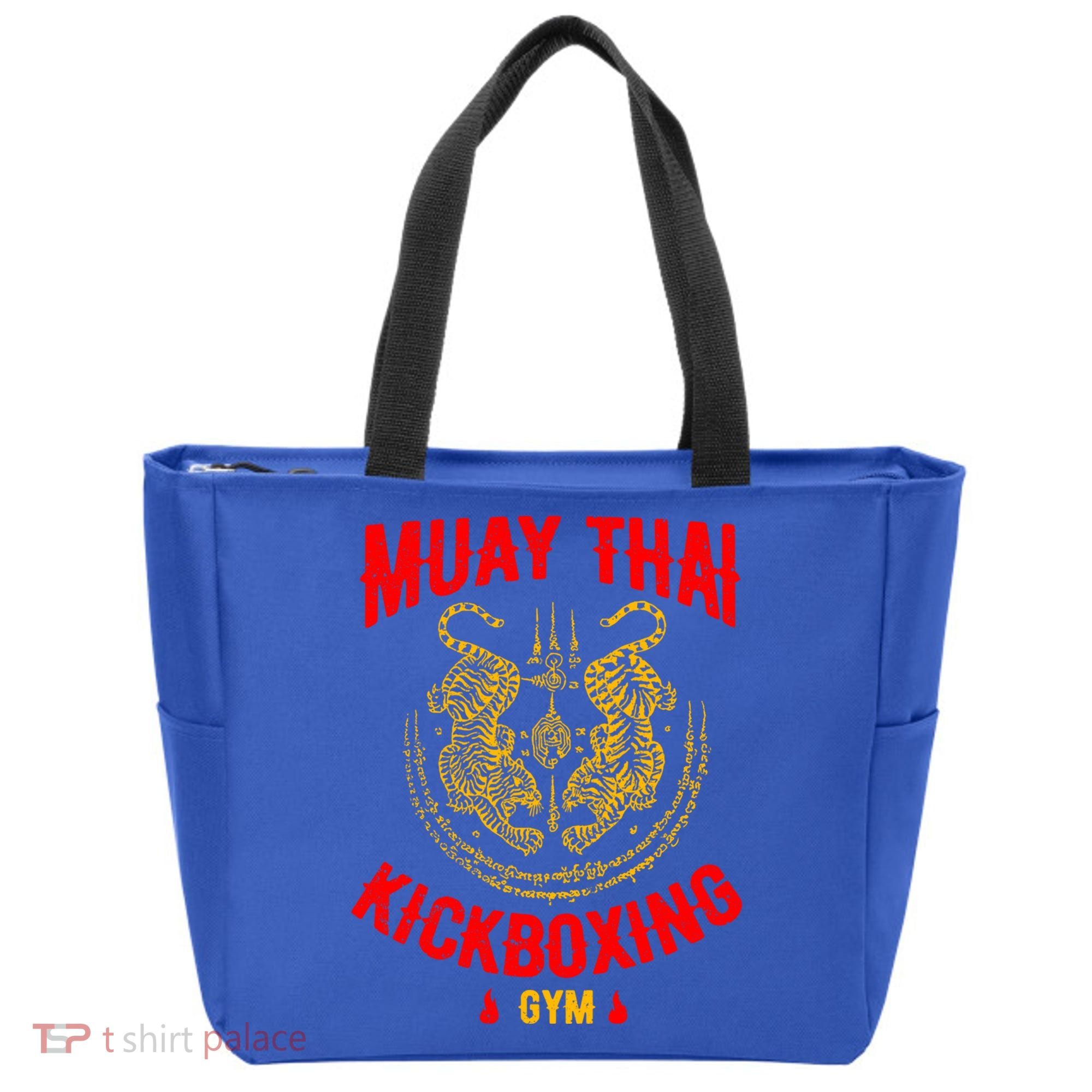 Tiger Muay Thai Kickboxing Gym Mma Training Gift Funny Gift Tote Bag