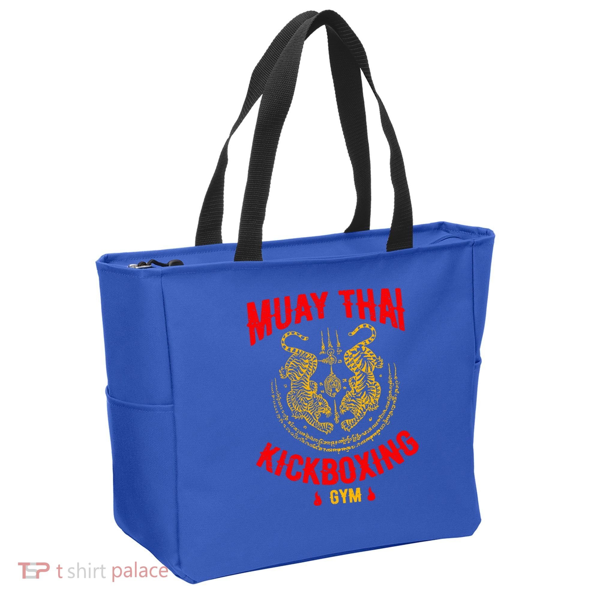 Tiger Muay Thai Kickboxing Gym Mma Training Gift Funny Gift Tote Bag