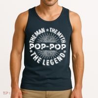 The Man The Myth The Legend For Pop Pop Tank Top thumb 3