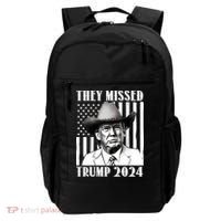 They Missed Trump 2024 Backpack thumb 0