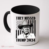 They Missed Trump 2024 Coffee Mug thumb 0