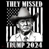 They Missed Trump 2024 Women's Hoodie thumb 2